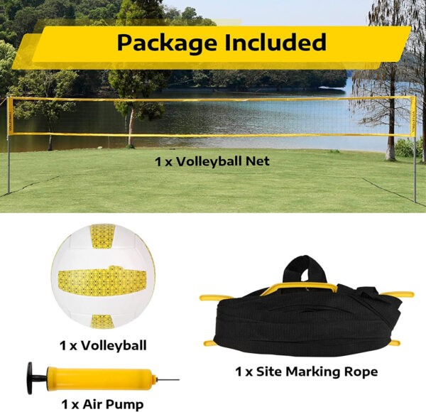 Portable Beach Volleyball Net LS6-VN01 - Image 5