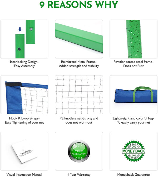 Portable Pickleball Net PKN-01 - Image 3