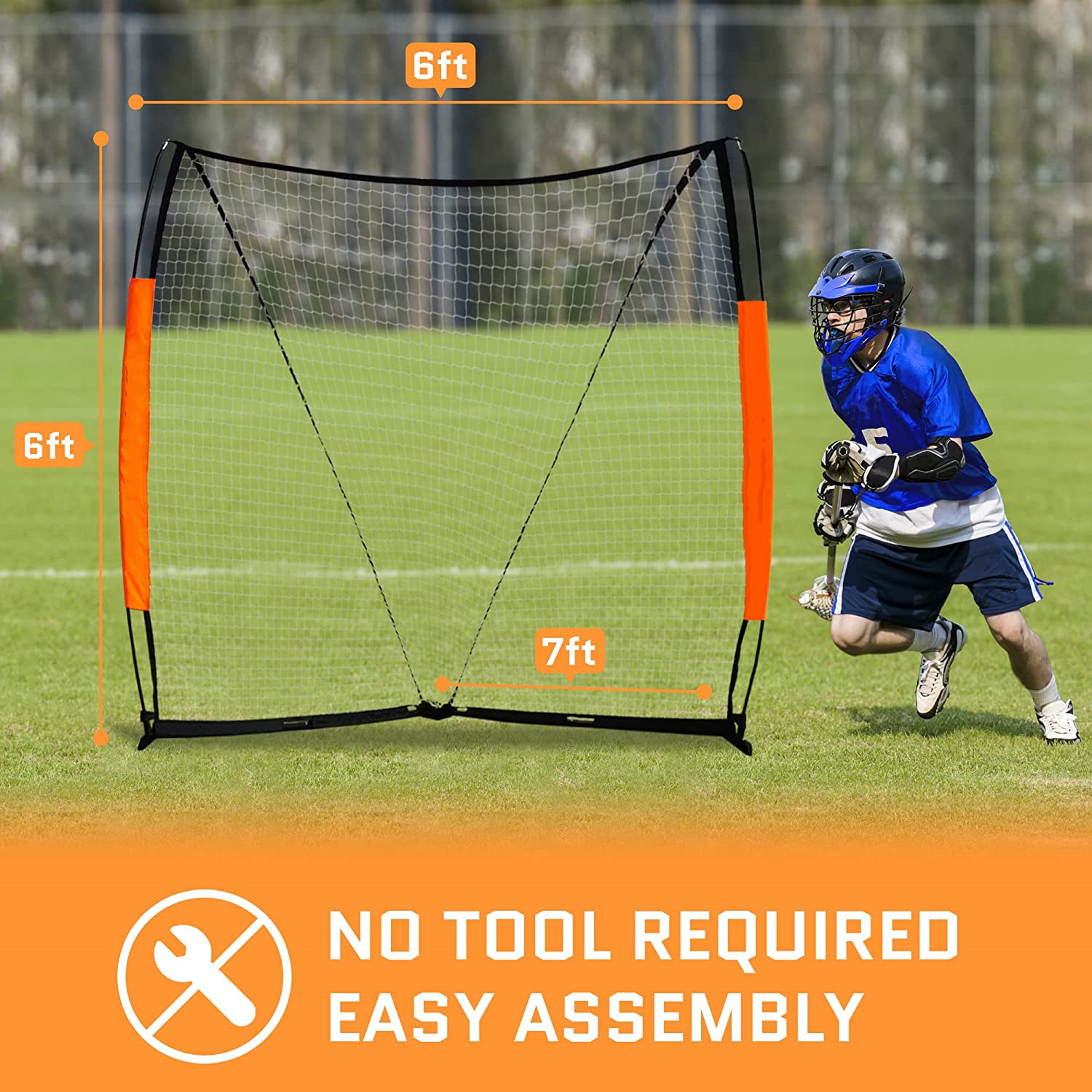 Pop Up Lacrosse Goal LS8-L005-1/-2 - The Best Sports Netting ...