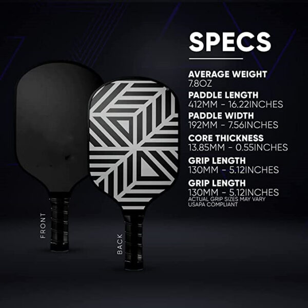 Carbon Fiber Pickleball Paddle-PB010 - Image 5