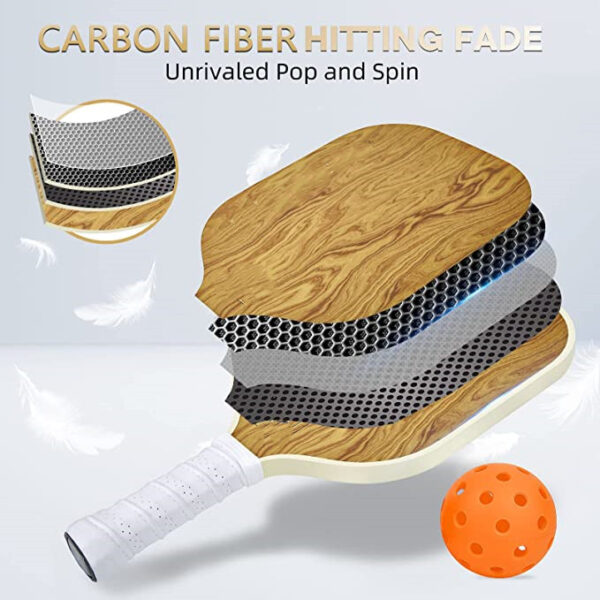 Carbon Fiber Pickleball Paddle-PB004 - Image 3