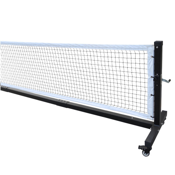 Semi-Permanent Pro Pickleball Net System, Heavy Duty Pickleball Net